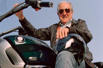man with motorcycle helmet